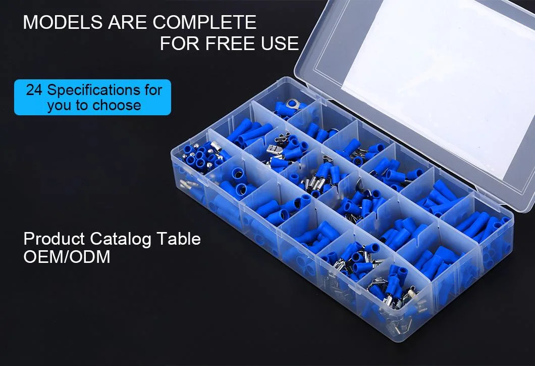 Manufacturer Wire Connectors Ligule Insulated Cord End Terminals Tinned Plated Brass Terminal Lug Size